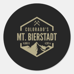Colorado Mt. Bierstadt Classic Round Sticker