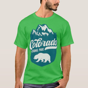 Colorado National Park Wildlife Vintage Mountain T-Shirt