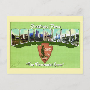 Colorado National Parks Greeting Postcard