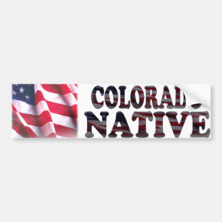 Colorado Native Bumper Sticker