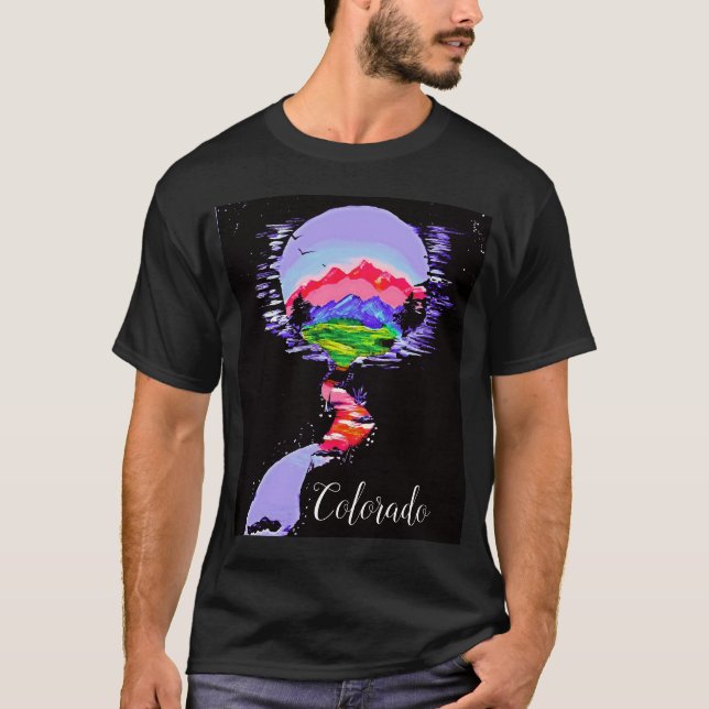 Colorado Night Sky men's t-shirt (Front)