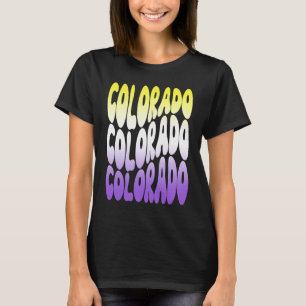 Colorado Nonbinary Gay Pride LGBTQ LGBT NB Enby T-Shirt