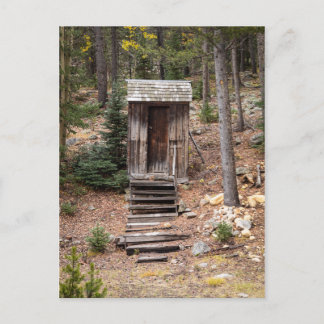 Colorado Outhouse at St. Elmo Ghost Town Photo Postcard