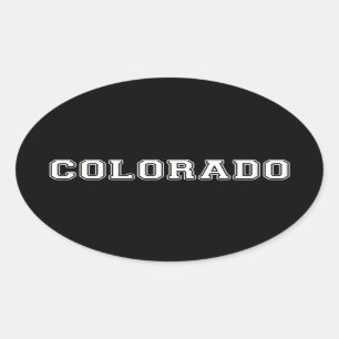 Colorado Oval Sticker