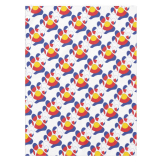 Colorado-Paw-Print-1 Tablecloth
