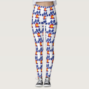 Colorado Paw Print Leggings