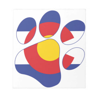 Colorado Paws Notepad