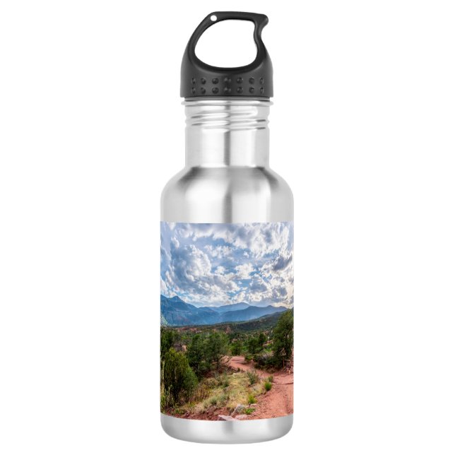 Colorado Pikes Peak Evening Hike 532 Ml Water Bottle (Front)