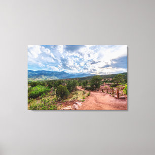 Colorado Pikes Peak Evening Hike Canvas Print