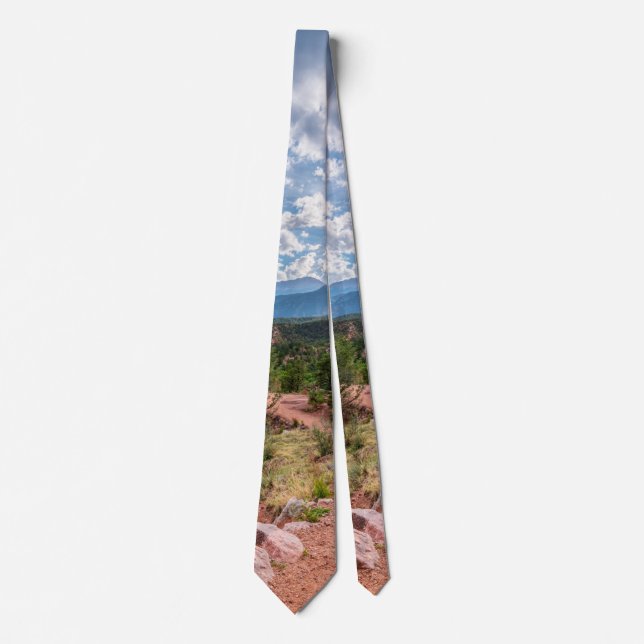 Colorado Pikes Peak Evening Hike Tie (Front)
