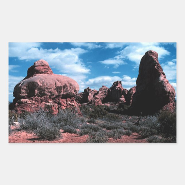 Colorado Plateau Rectangular Sticker (Front)