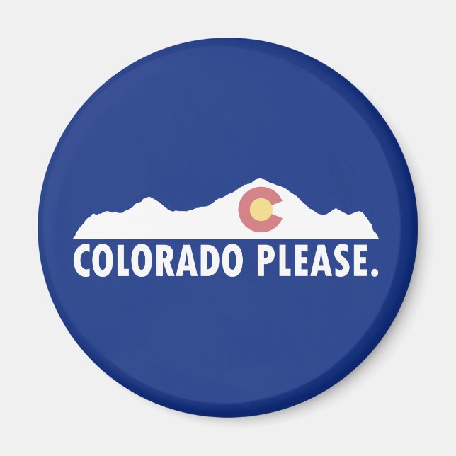 Colorado Please Magnet (Front)