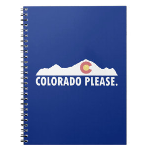 Colorado Please Spiral Notebook