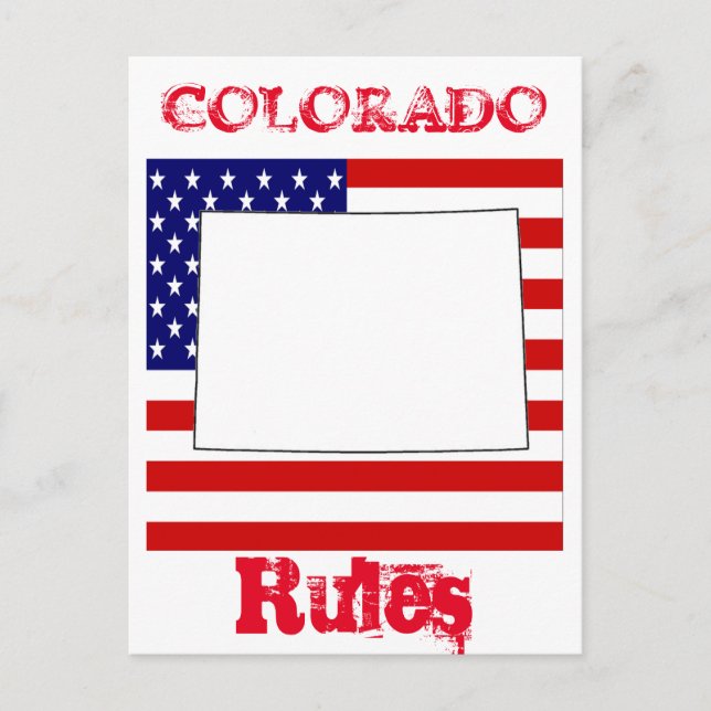 COLORADO  POSTCARD (Front)
