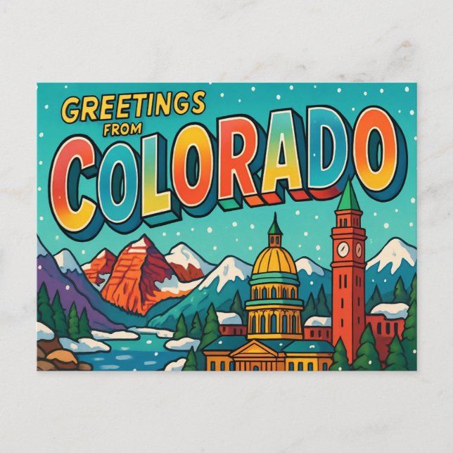 COLORADO Postcard (Front)