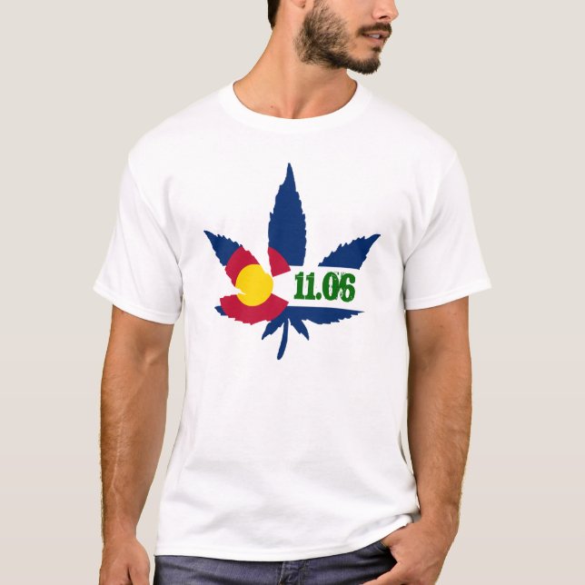 Colorado pot legalisation T-Shirt (Front)