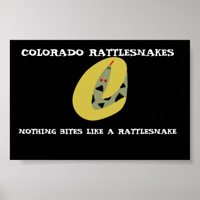 Colorado Rattlesnakes Poster (Front)