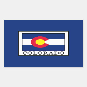 Colorado Rectangular Sticker