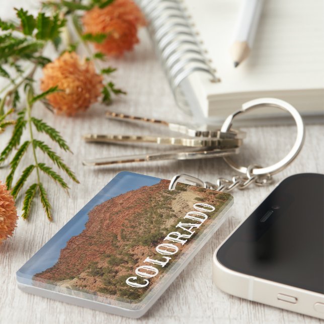 Colorado Red Rocks Landscape Key Ring (Front Right)