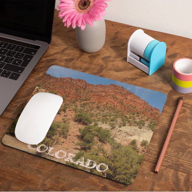 Colorado Red Rocks Landscape Mouse Pad (In Situ)