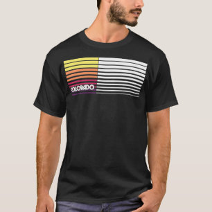 Colorado Retro Vintage Classic Style CO Graphic Pu T-Shirt