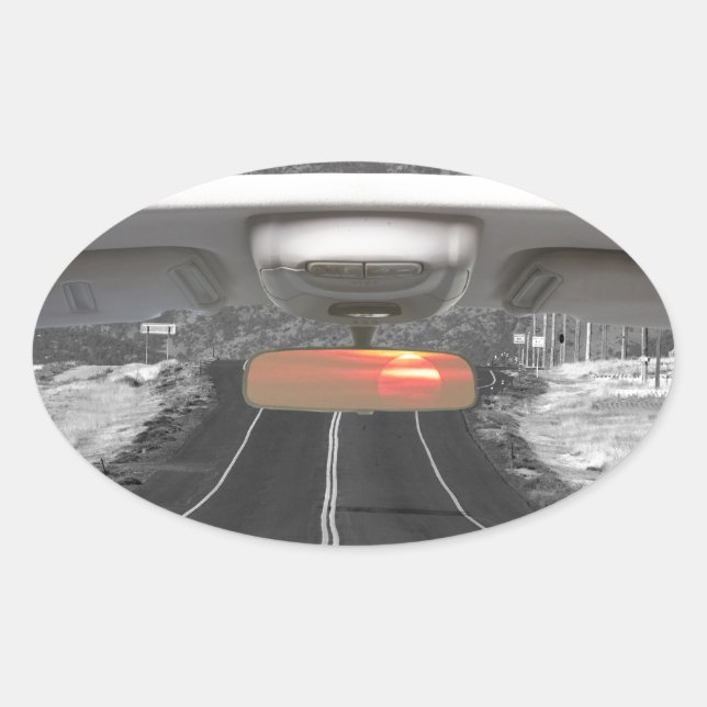 Colorado Road Trip Oval Sticker (Front)