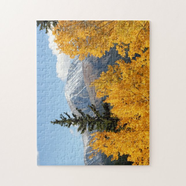 Colorado Rockies in Fall Colours Jigsaw Puzzle (Vertical)