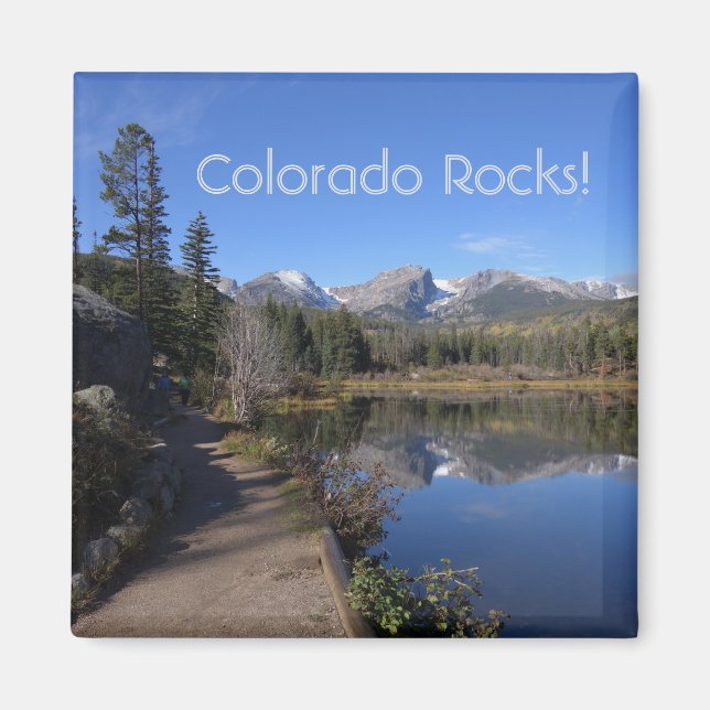 Colorado Rocks Rocky Mountain National Park Magnet (Front)