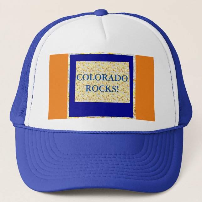 COLORADO ROCKS TRUCKER HAT (Front)