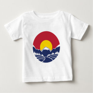 Colorado Rocky Mountain Emblem Baby T-Shirt