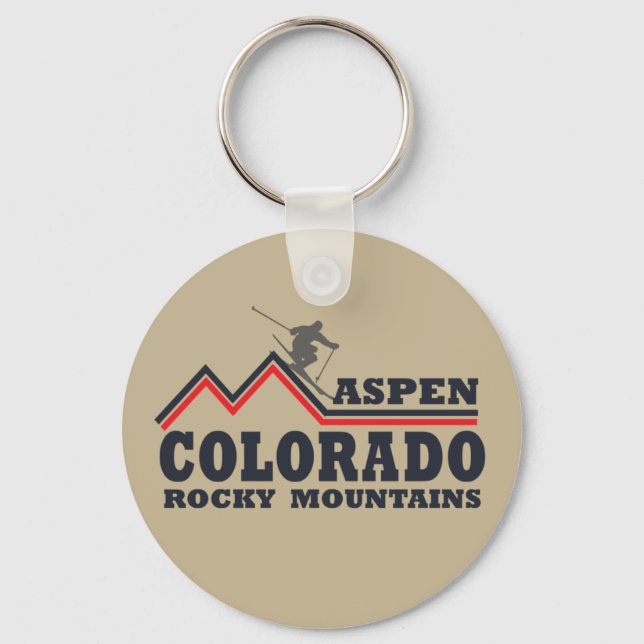 colorado rocky mountain state key ring (Front)