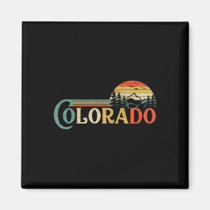 Colorado Rocky Mountain Sun Boulder Hiking Gifts Magnet