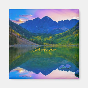 Colorado Rocky Mountains and Lake Magnet