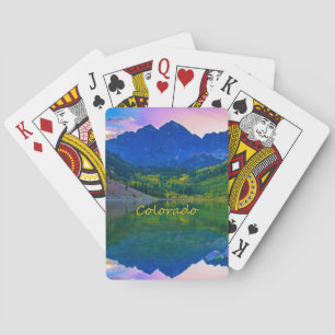Colorado Rocky Mountains and Lake Playing Cards