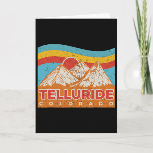 Colorado Rocky Mountains Telluride Skiing Hiking V Card