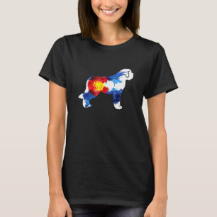 Colorado Saint Bernard Dog - Rocky Mountain T-Shirt
