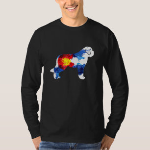 Colorado Saint Bernard Dog - Rocky Mountain T-Shirt