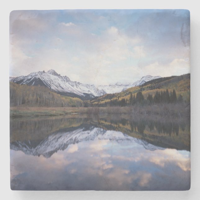 Colorado, San Juan Mountains Stone Coaster (Front)