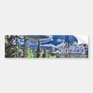 Colorado scenic bumpersticker bumper sticker