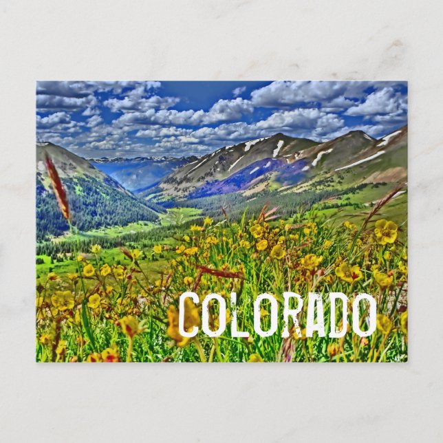 Colorado scenic postcard (Front)