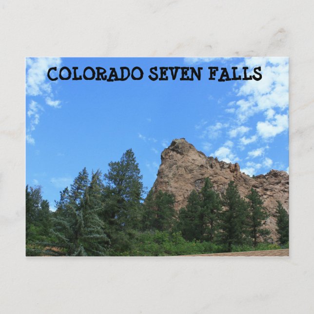 Colorado Seven Falls POST CARD (Front)