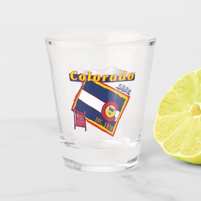 Colorado Shot Glass (Front)