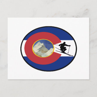 COLORADO SKI TIME POSTCARD