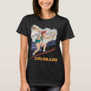 Colorado Skiing Rocky Mountain Travel T-Shirt