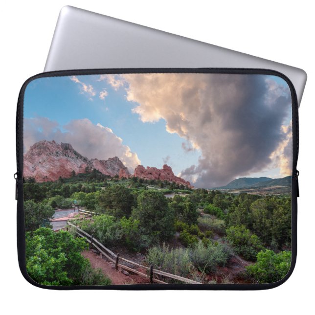 Colorado Sleeping Giant Sunrise Laptop Sleeve (Front)