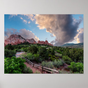 Colorado Sleeping Giant Sunrise Poster