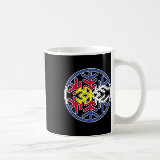 Colorado Snowboarding Rocky Mountains Snowflake Sk Coffee Mug