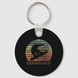 Colorado Snowboarding Winter Key Ring