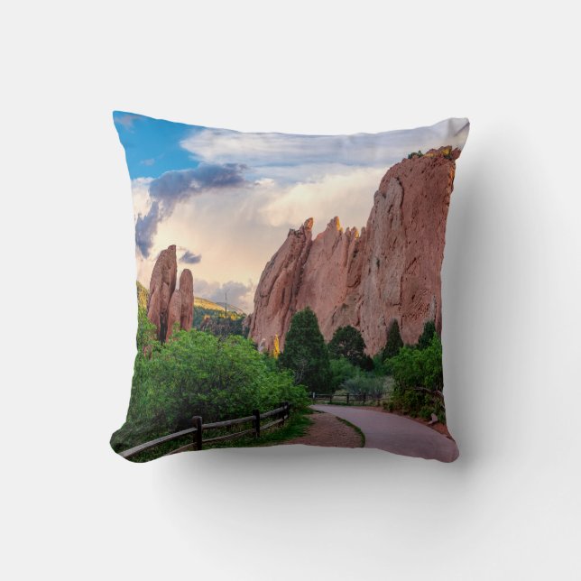 Colorado South Gateway Morning Pillow (Front)
