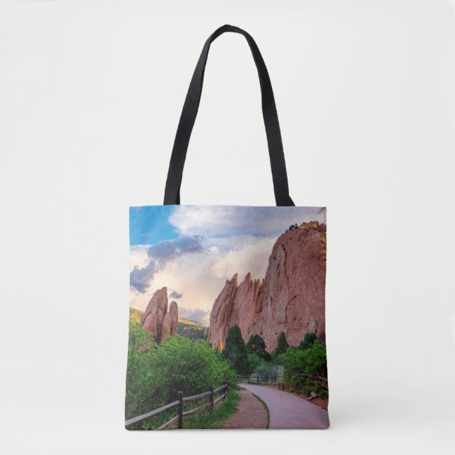 Colorado South Gateway Morning Reusable Tote Bag (Front)